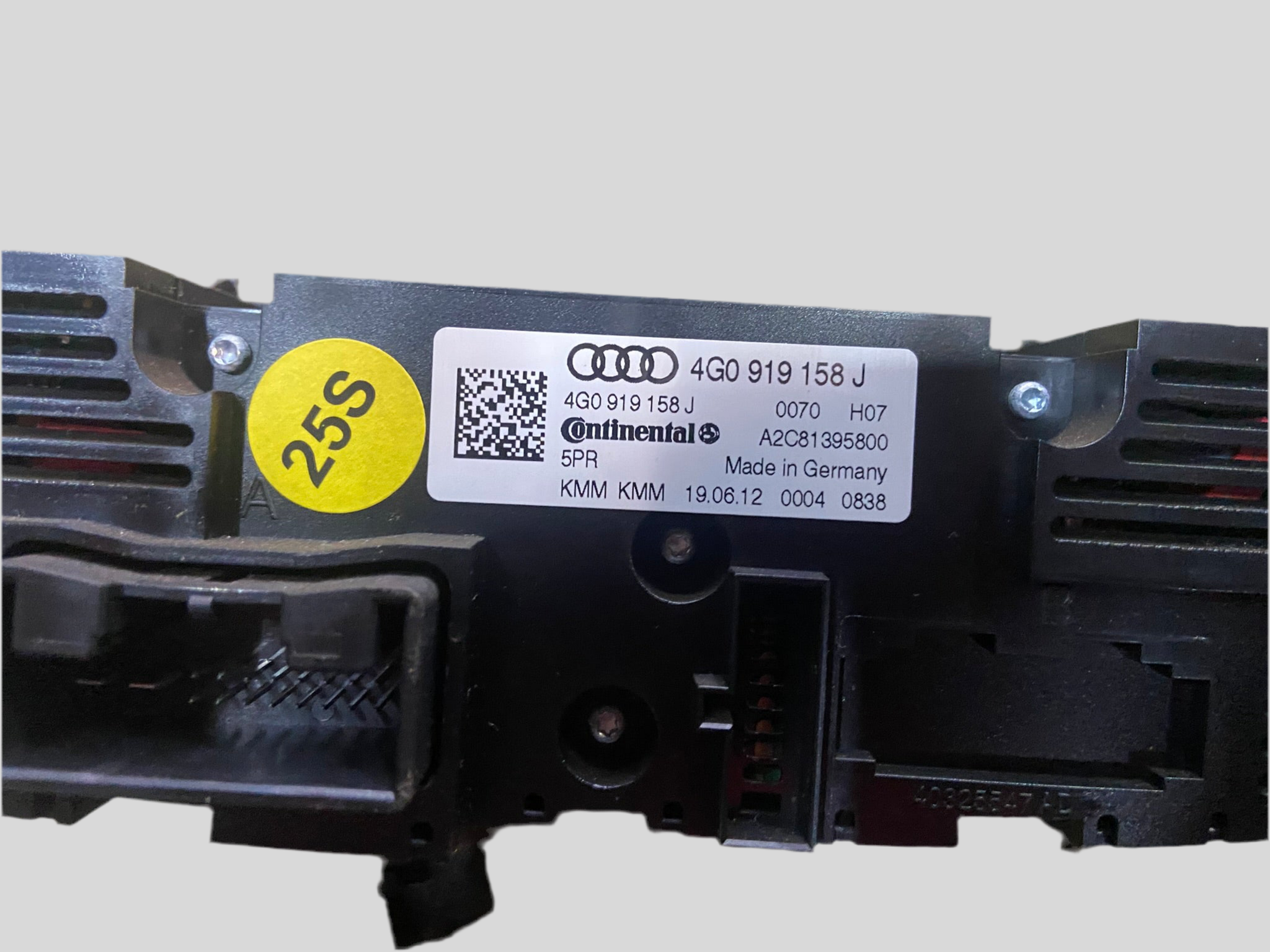 Ovládání klimatizace zadní AUDI A6 C7 4G 4G0919158J
