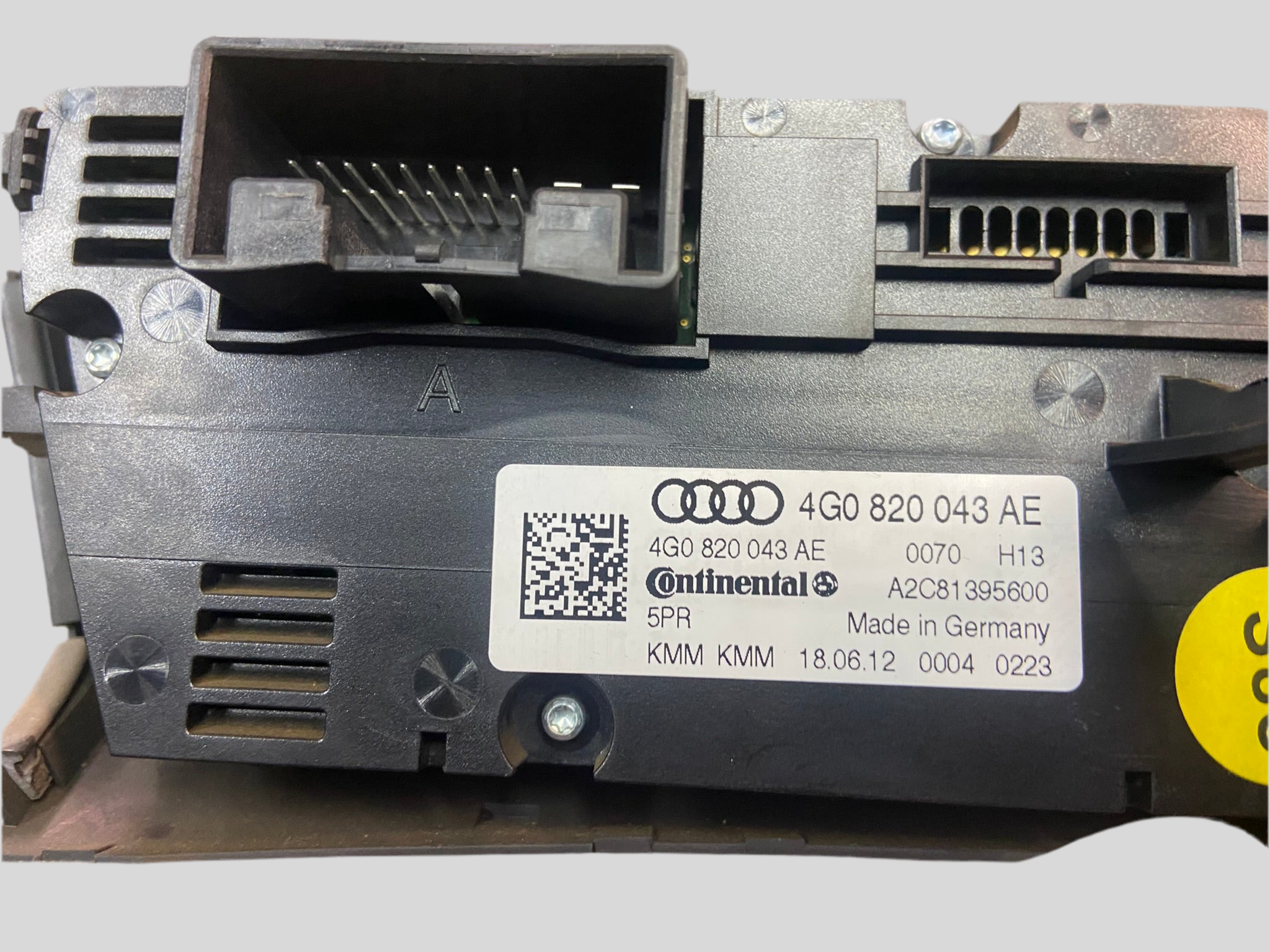 Ovládání topení klimatizace Audi A6 4G/C7 4G0820043AE