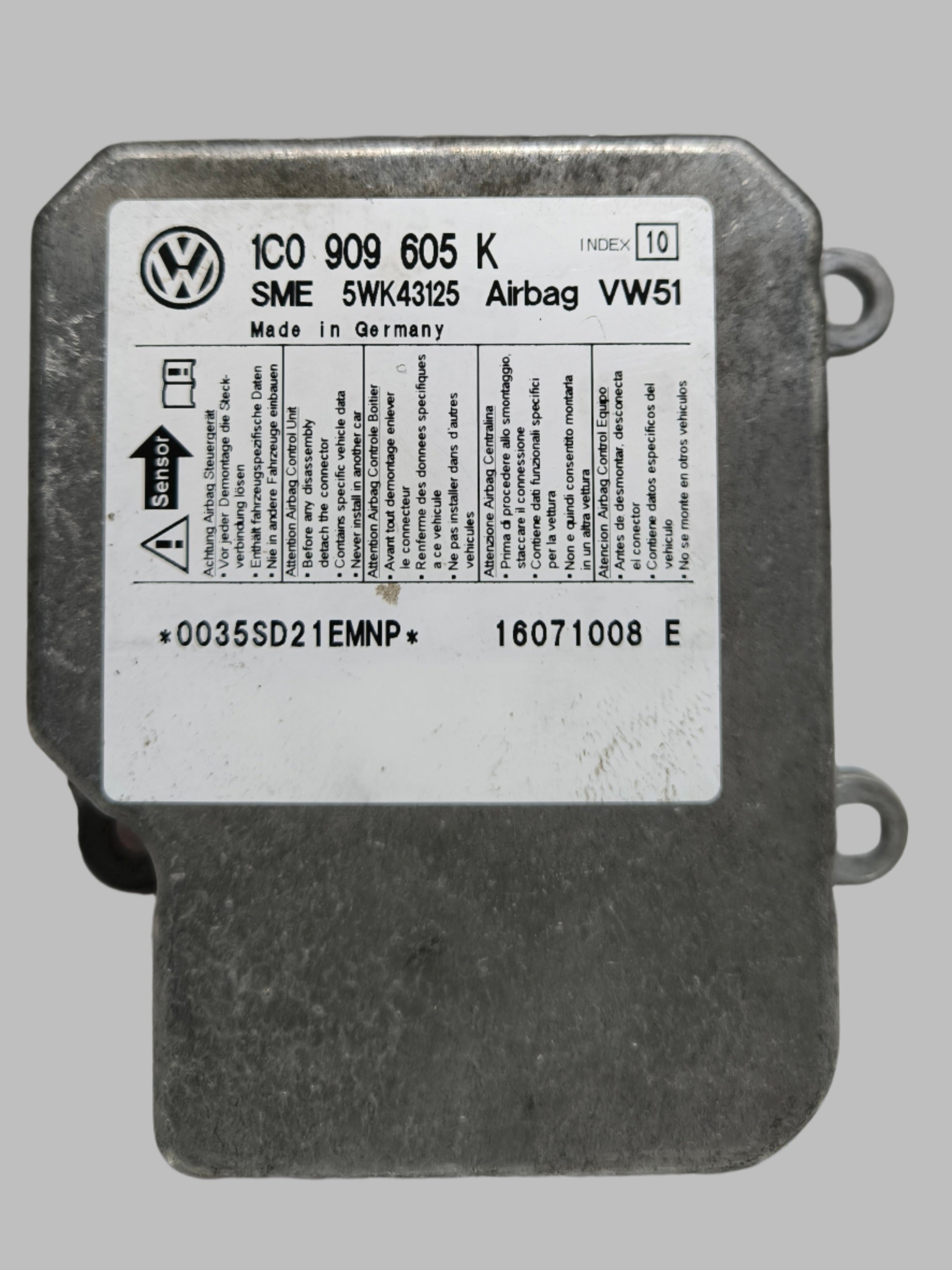 Řídící jednotka airbagu 1K0909605K Škoda Octavia 2