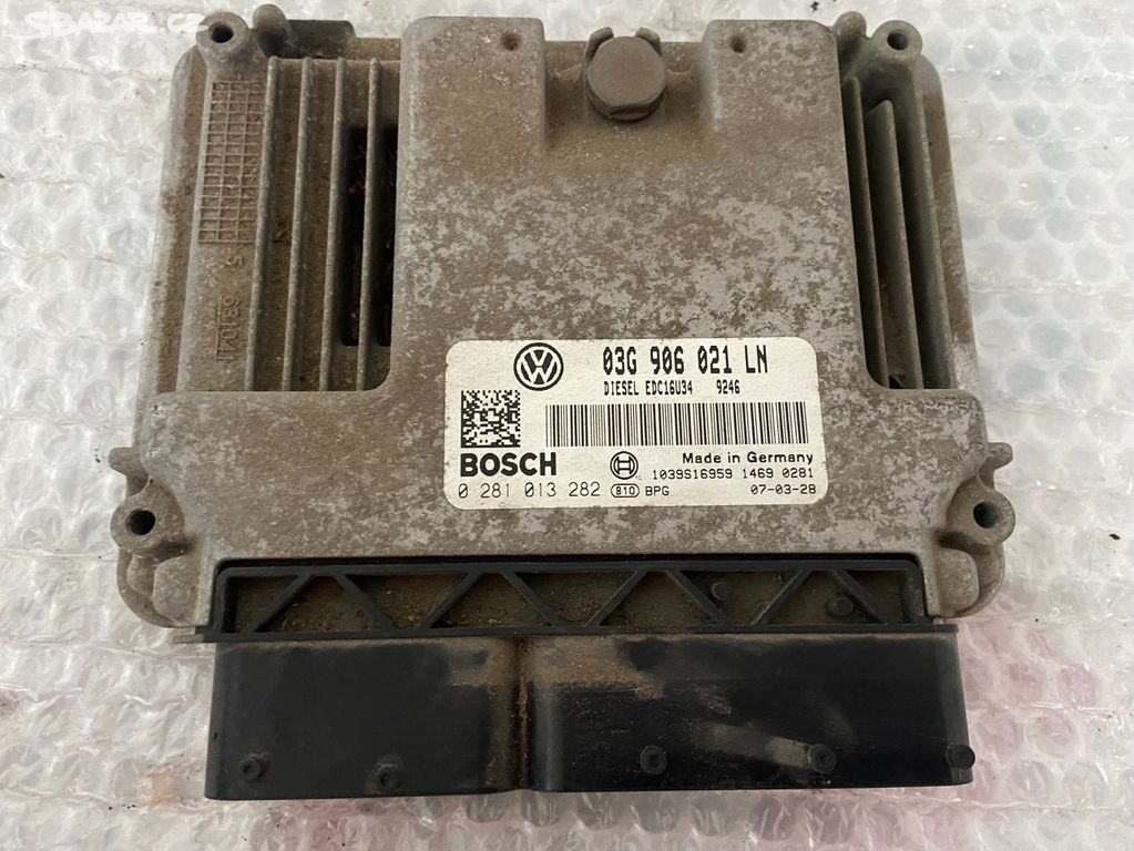Jednotka motoru 03G906021LN 1.9 TDI 77kw Altea