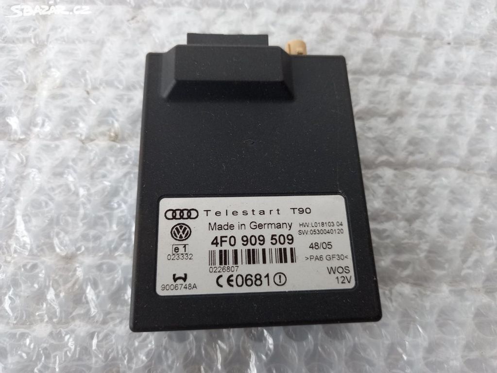 Řídící jednotka nezávislé topení WEBASTO 4F0909509