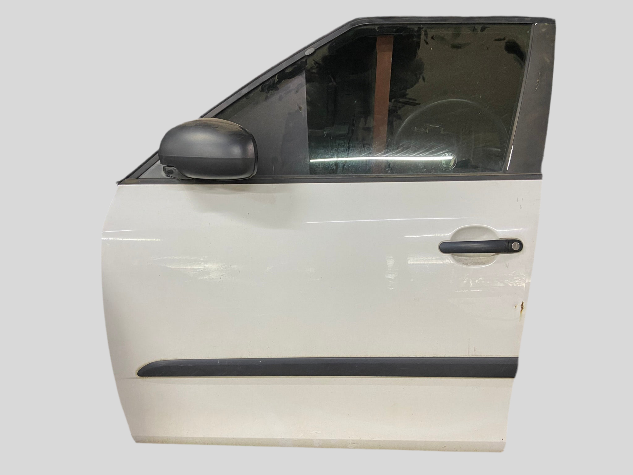 Levé přední dveře Škoda Fabia II 2 5J bílé