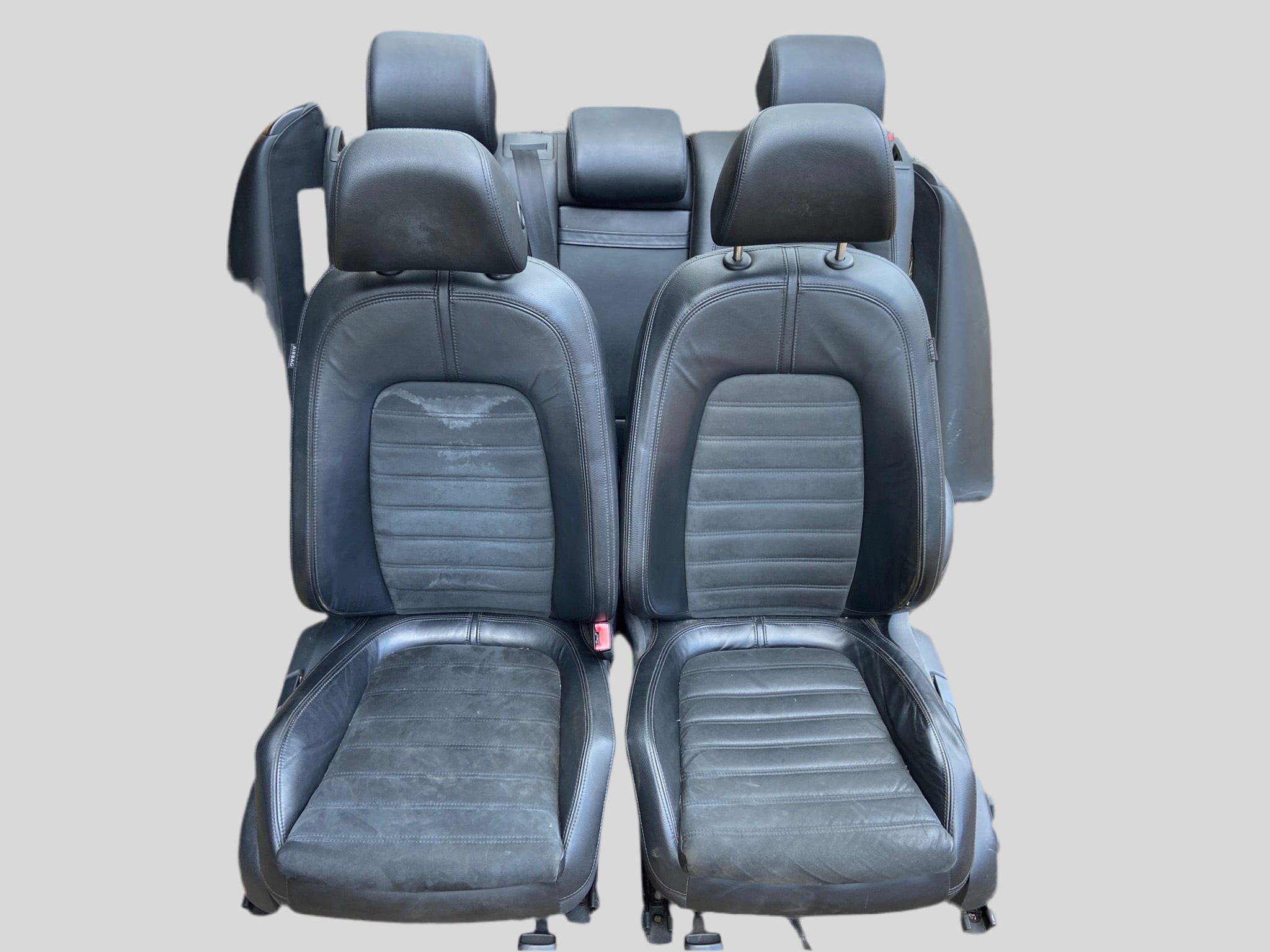 Sedačky polosport / interiér VW Passat B6 kůže alcantara