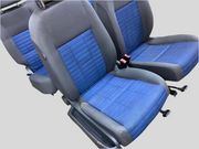 Sedačky VW Golf PLUS vyhřívané, modrá látka