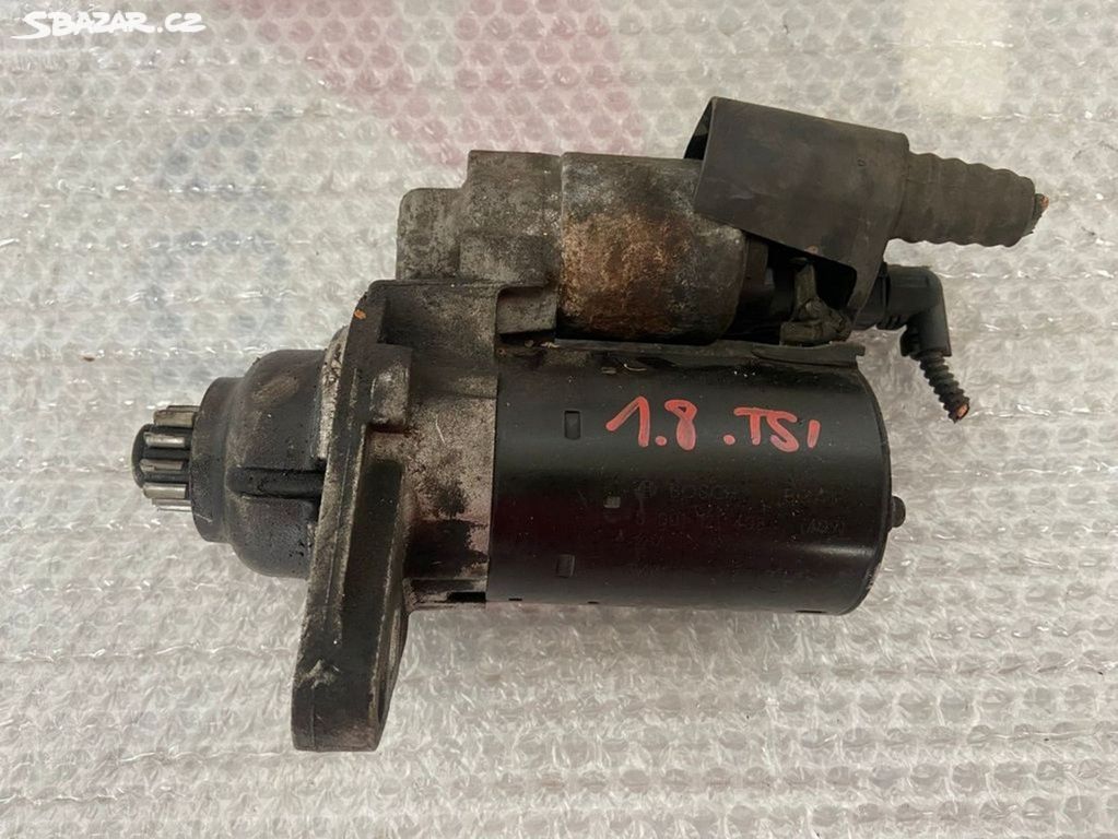 Startér 02Z911023E benzín 1.8 TSI 2.0 FSI Octavia