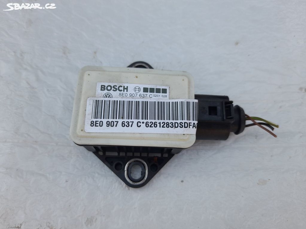 ESP senzor příčného zrychlení 8E0907637C Audi