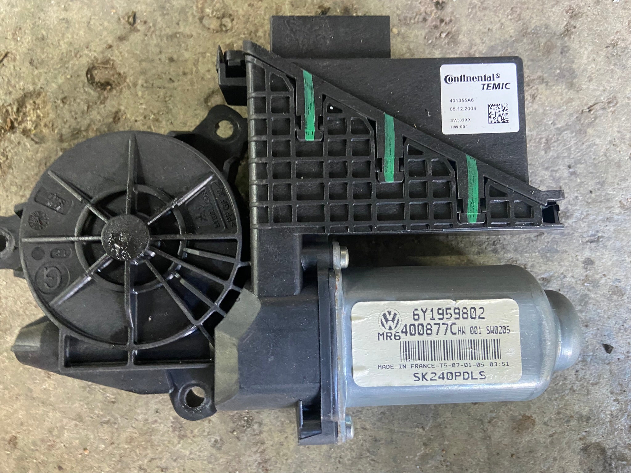 Motor stahovačky Škoda Fabia jednotka 6Y1959802