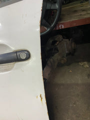 Levé přední dveře Škoda Fabia II 2 5J bílé