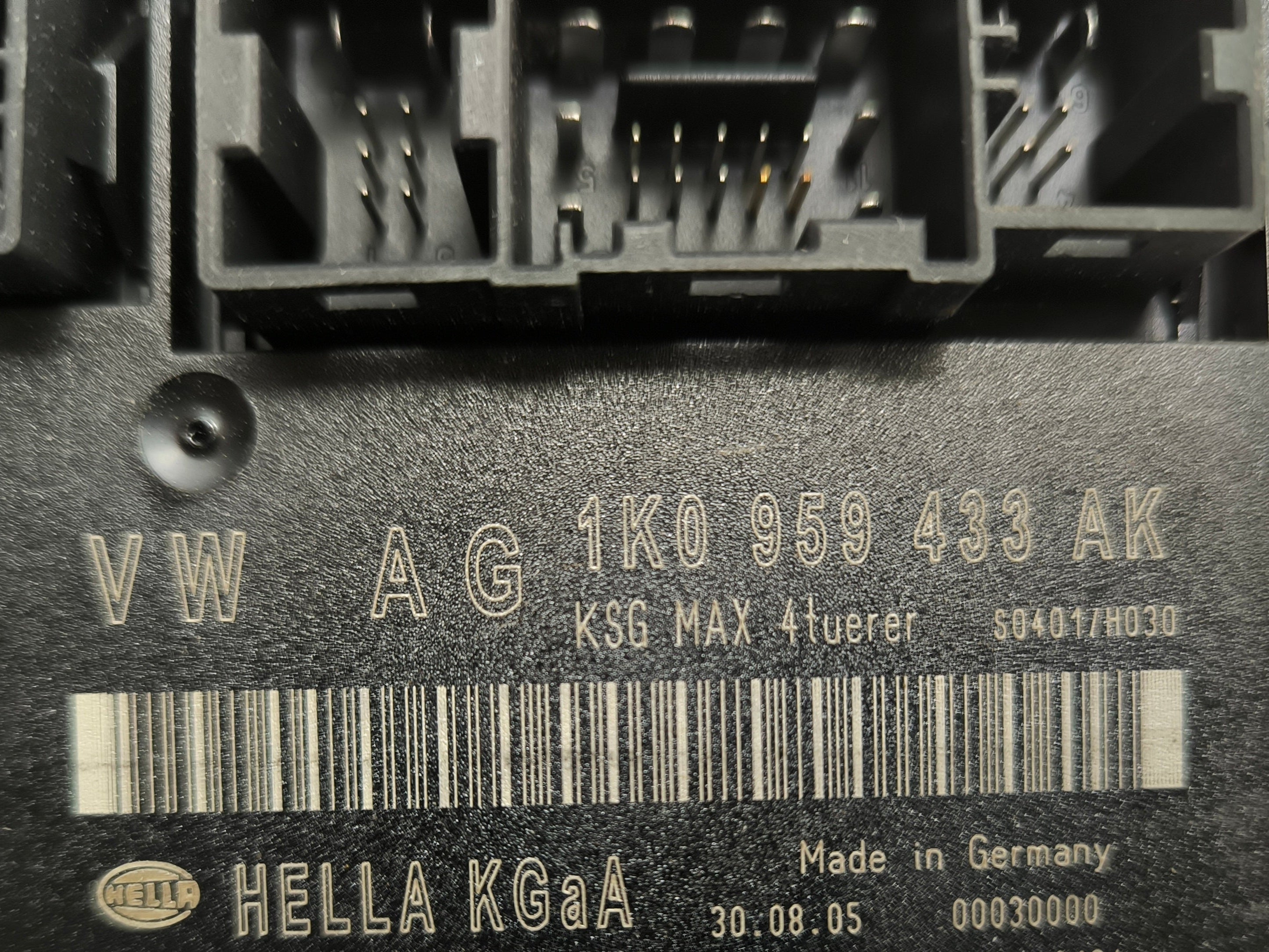 Řídící jednotka komfortu Škoda VW 1K0959433AK