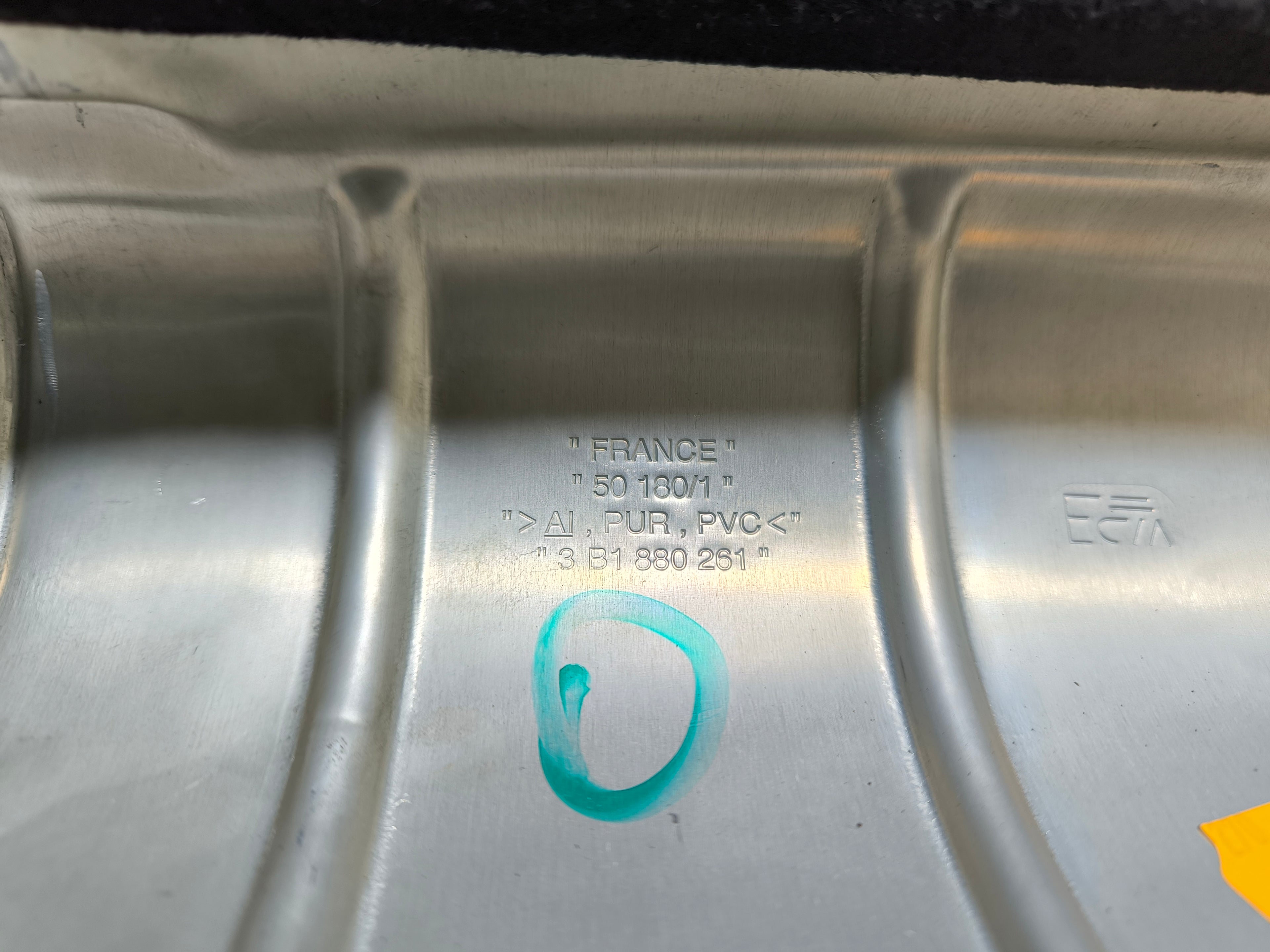záslepka airbagy spolujezdce PASSAT B5 3B1880261