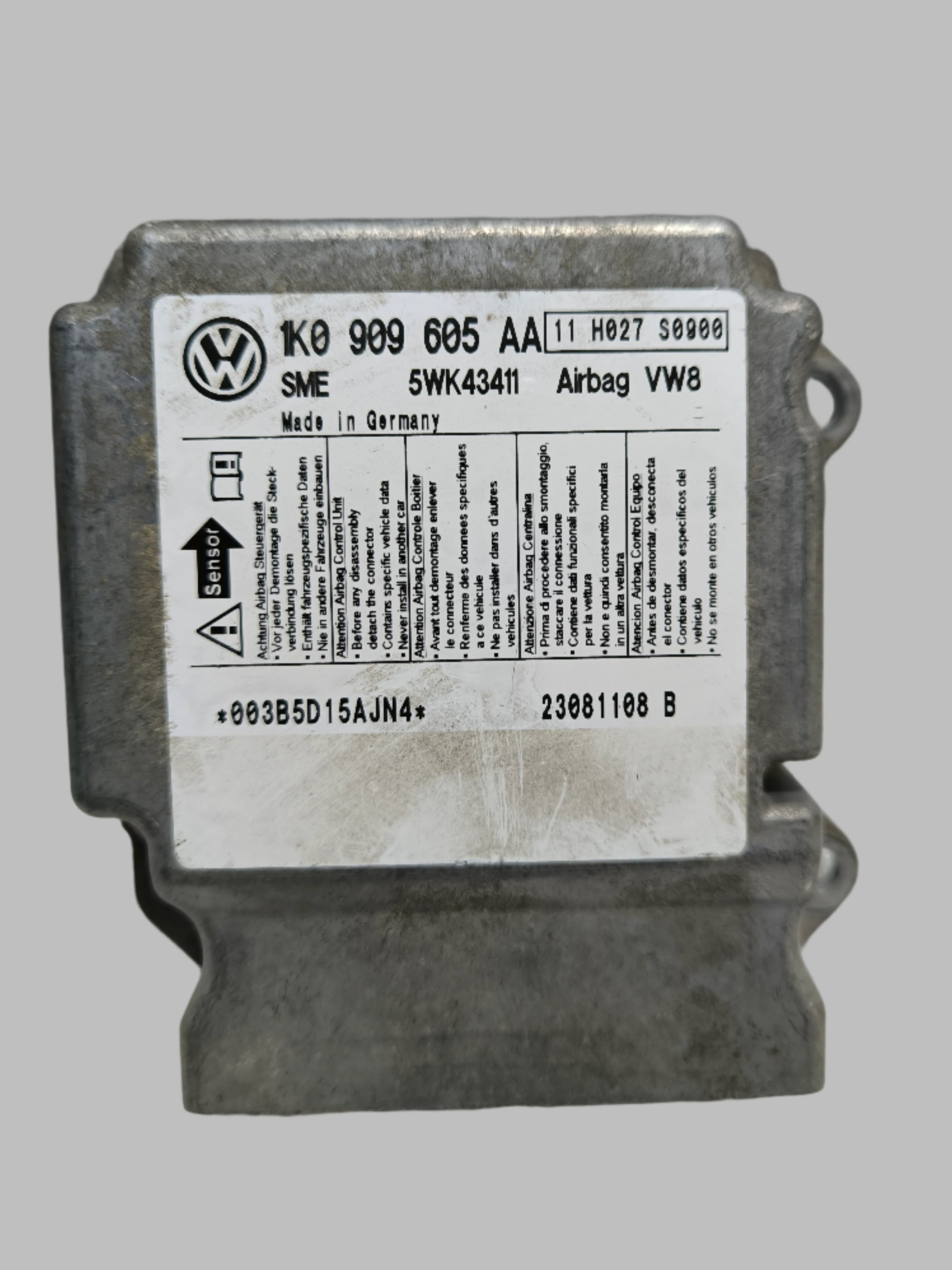 Řídící jednotka airbagu 1K0909605AA Škoda Octavia 2