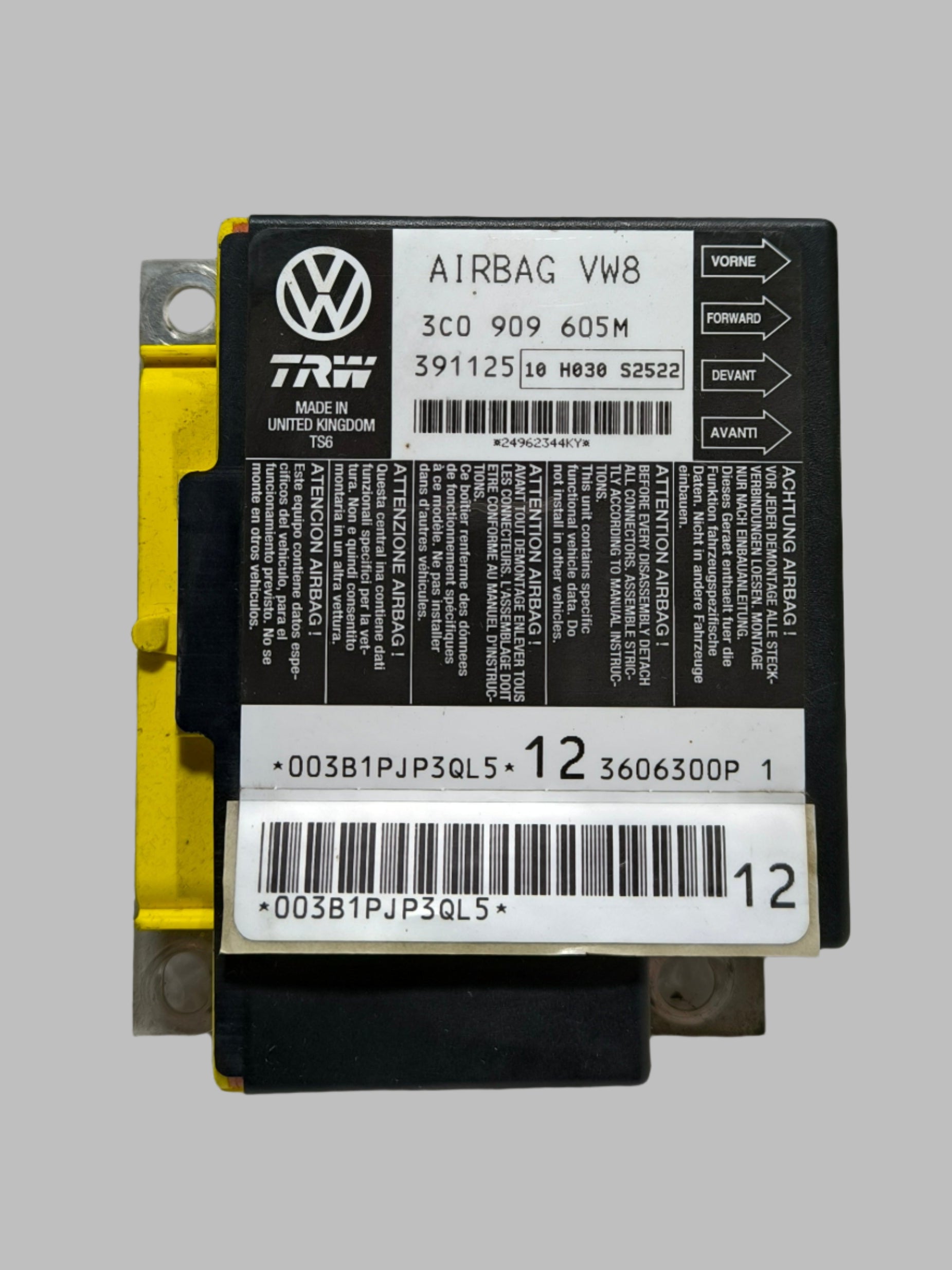 Řídící jednotka airbagu VW Passat B6 3C0909605M