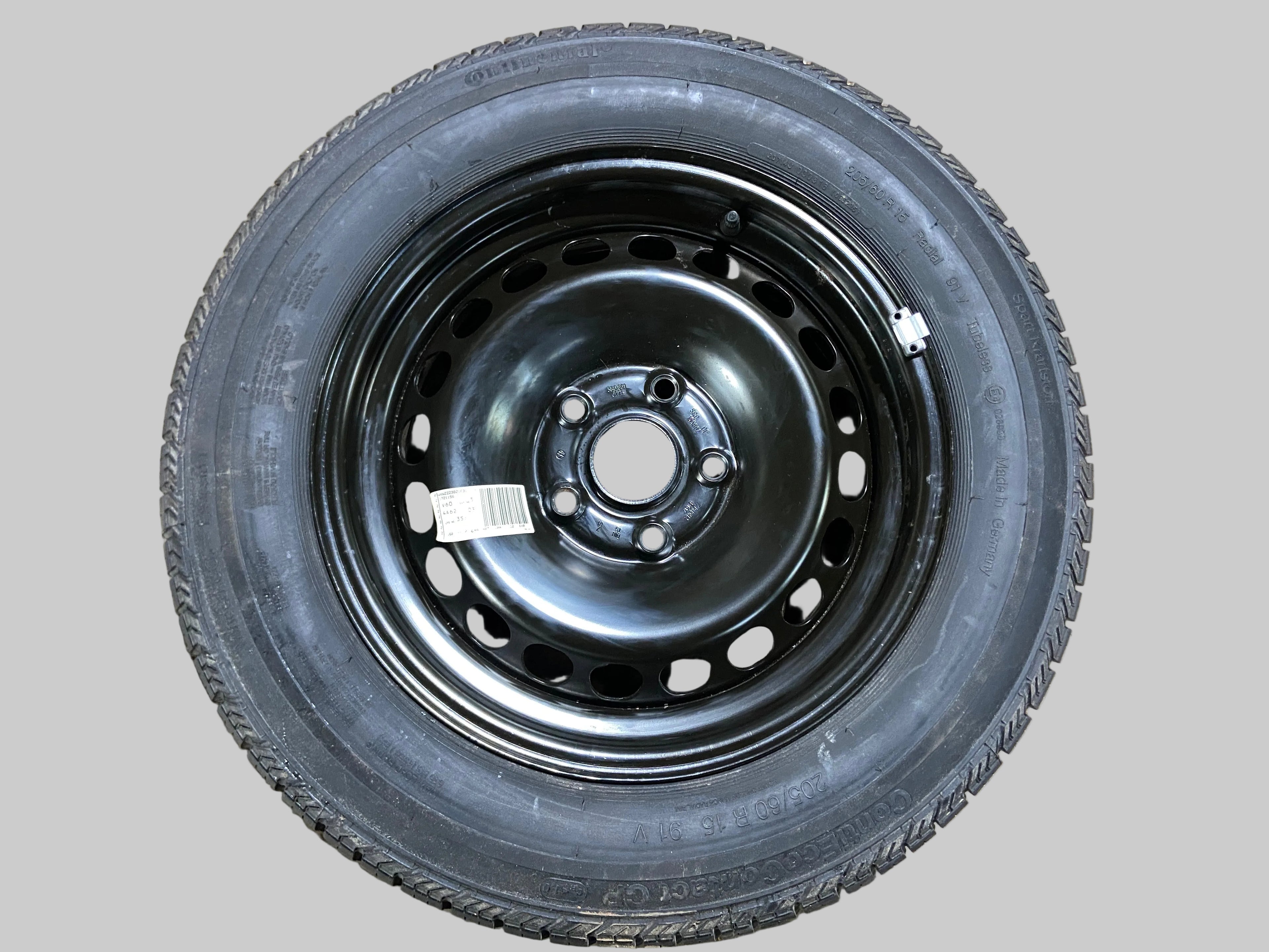 Rezerva 5x112 polystyren s vybavením hever klíč na kola