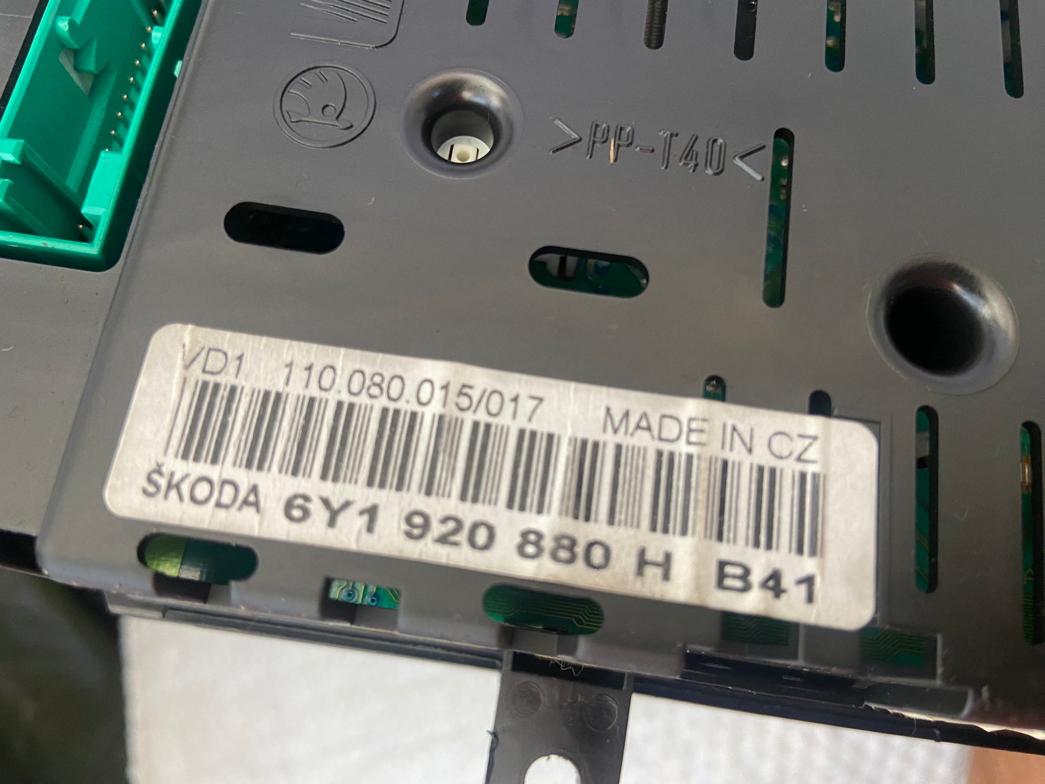Přístrojová deska budíky Škoda Fabia I 6Y1920880H