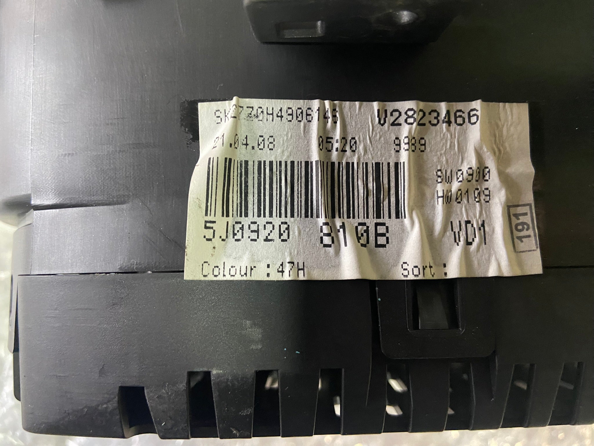 Budíky Škoda Fabia 2 Roomster 5J0920810B