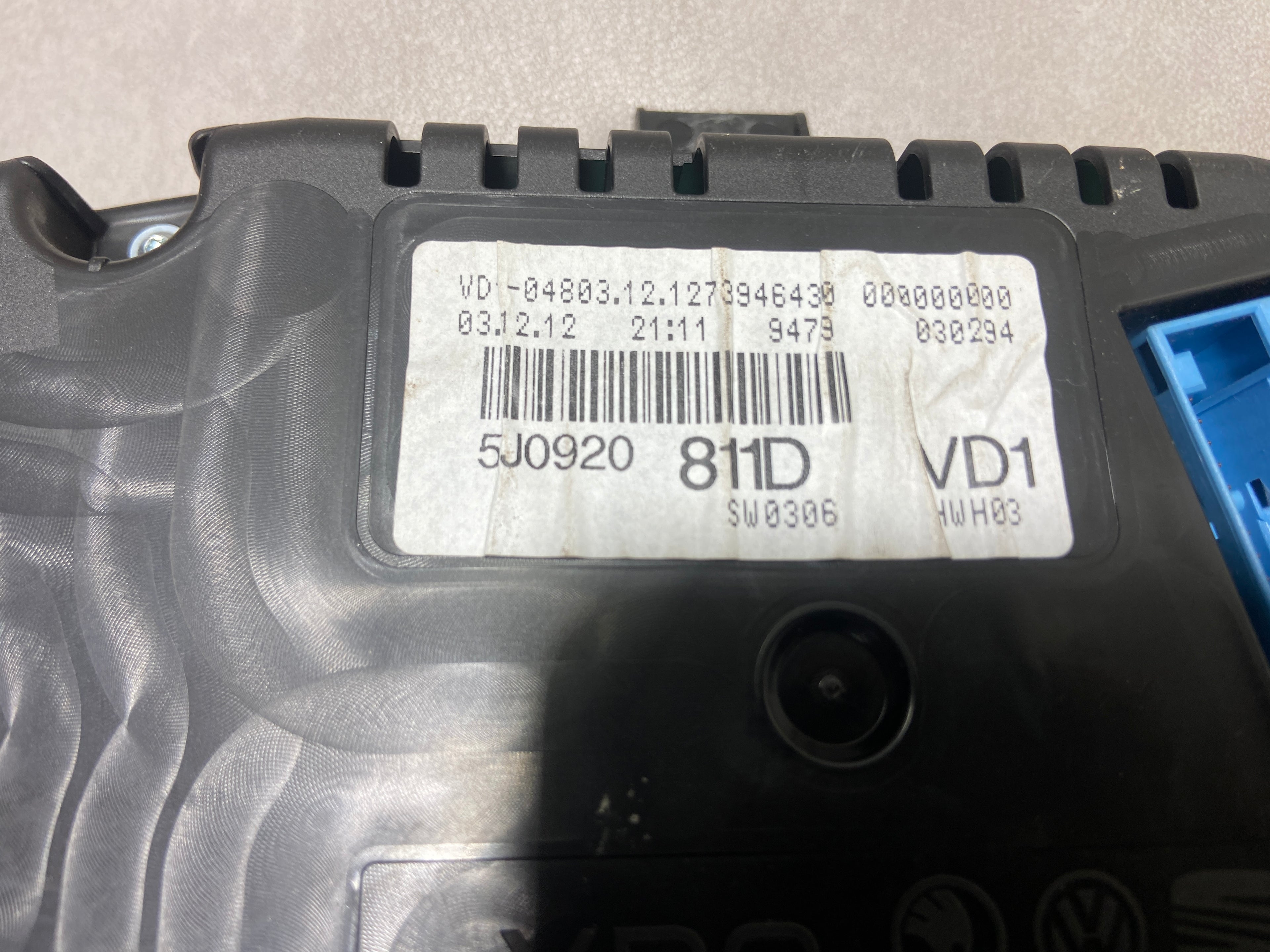 Budíky 5J0920811D Škoda Roomster Fabia 1.6 TDI