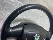 Volant kožený čtyřramenný Škoda Yeti Octavia 2 Superb 2