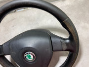 Kožený 3ramenný RS volant Škoda Octavia 2 / Fabia 2 + airbag