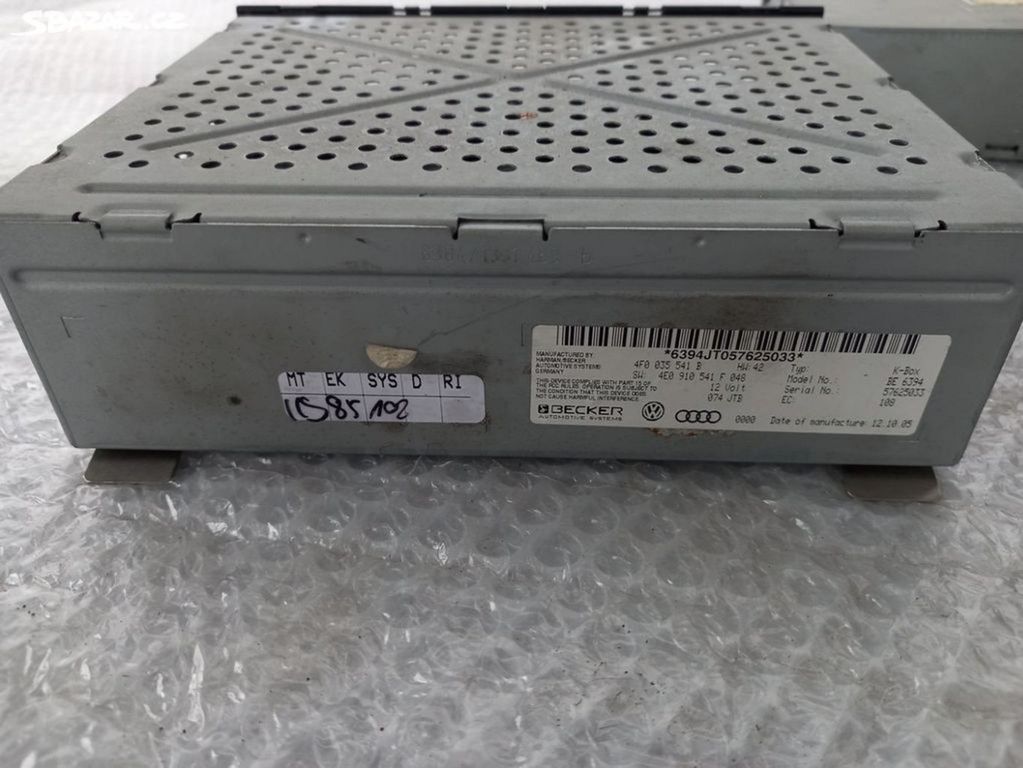Radiotuner přijímač autorádio Audi A6 4F0035541B