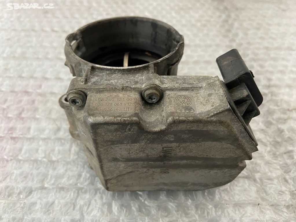 Škrtící klapka 03G128063 V120 1.9 TDI