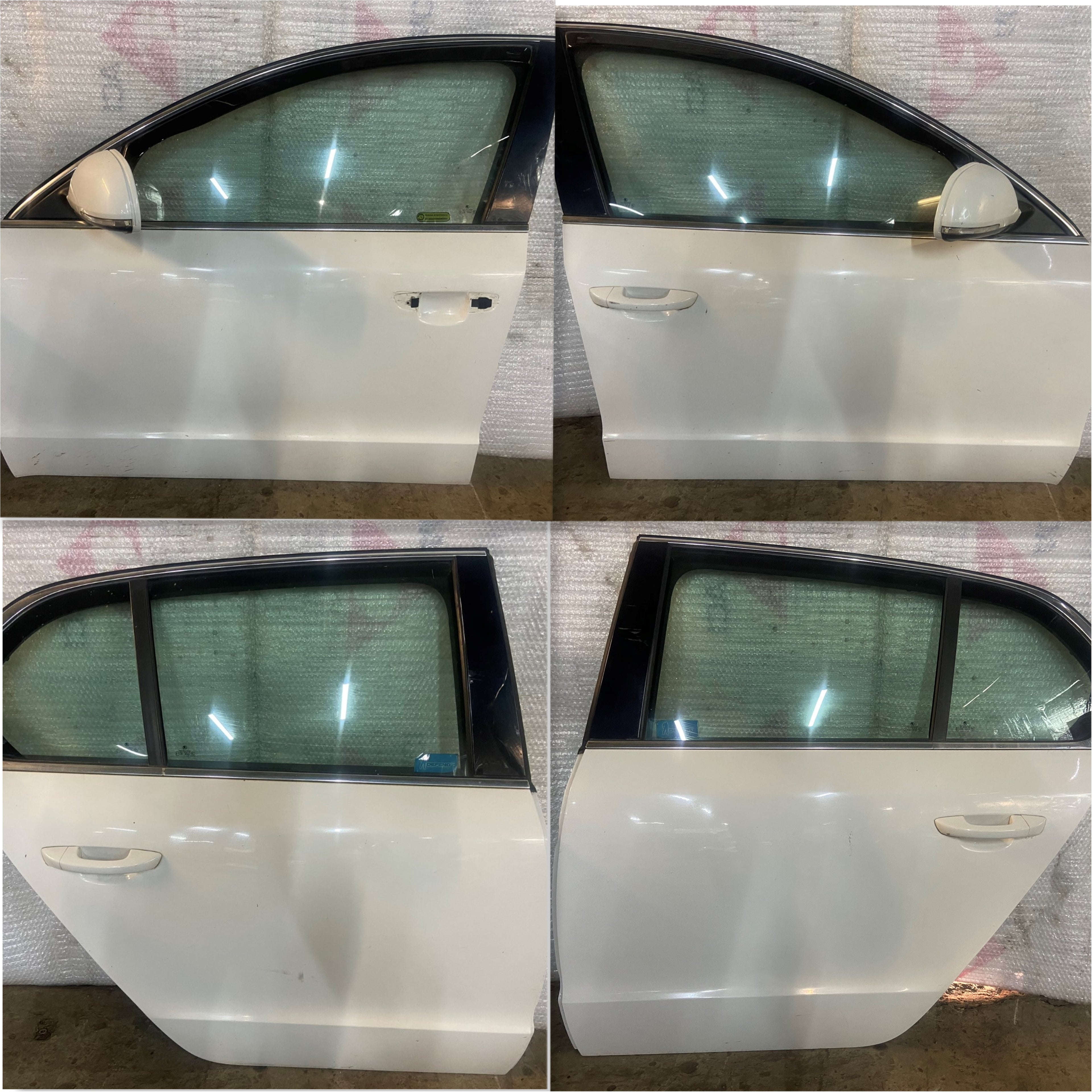Dveře Škoda Superb II liftback bílé 1026