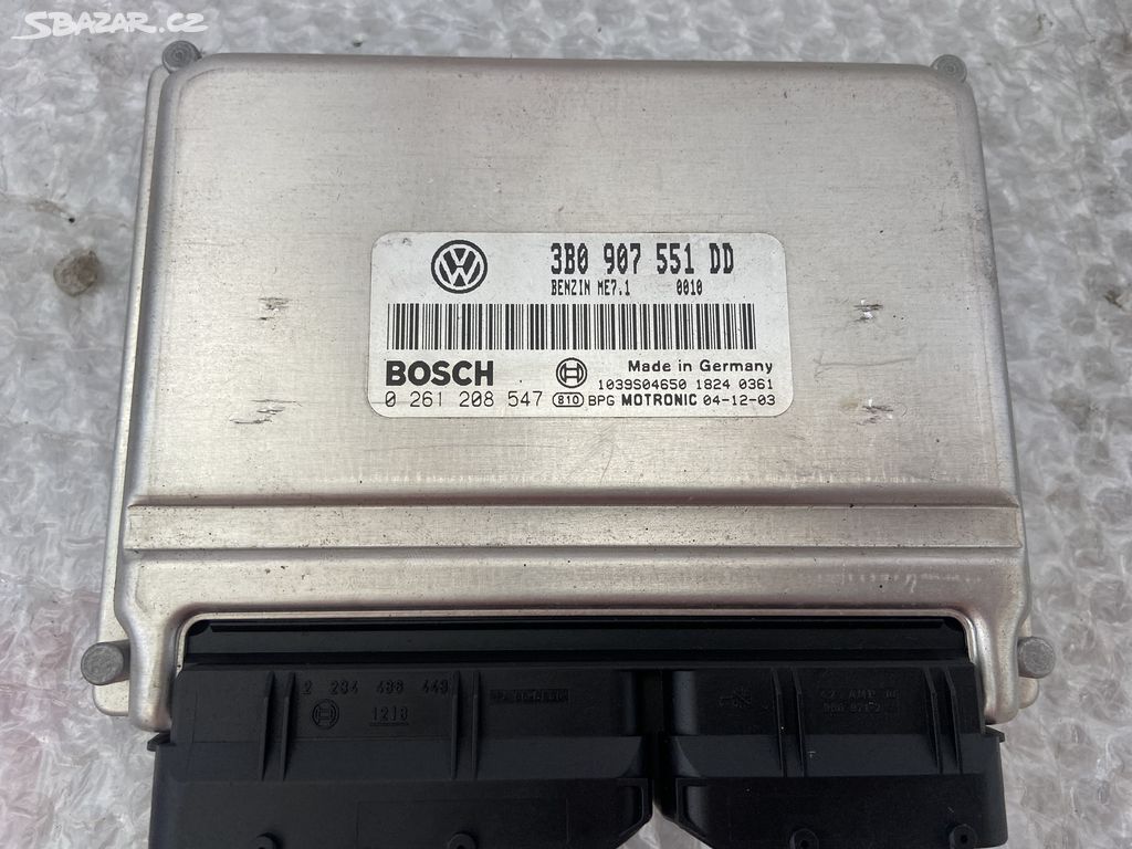 Řídící jednotka motoru 3B0907551DD 2.8 V6 142kw