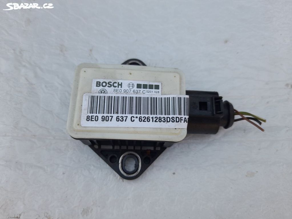 ESP senzor příčného zrychlení 8E0907637C Audi